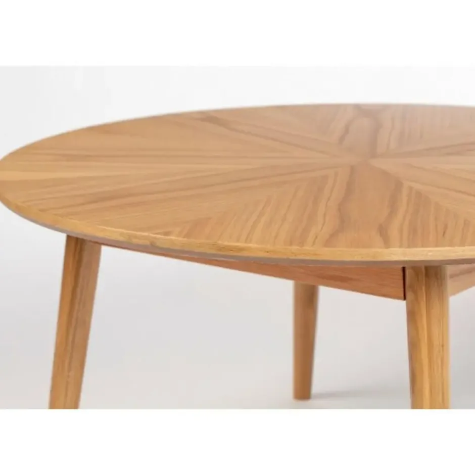 Housecraft Fabio Salontafel Rond 80 cm Hout Naturel