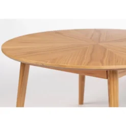 Housecraft Fabio Salontafel Rond 80 cm Hout Naturel