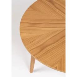 Housecraft Fabio Salontafel Rond 80 cm Hout Naturel