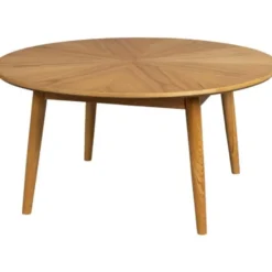 Housecraft Fabio Salontafel Rond 80 cm Hout Naturel