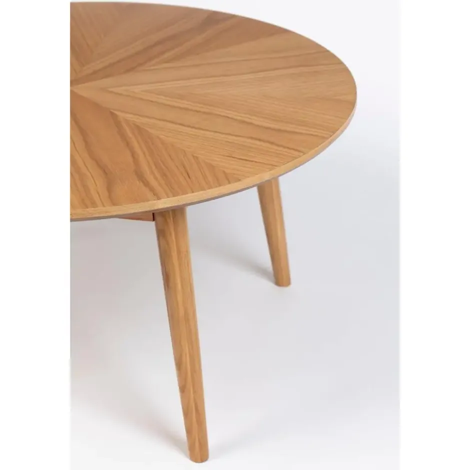 Housecraft Fabio Salontafel Rond 80 cm Hout Naturel