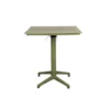 Housecraft George Bistrotafel/ Tuintafel/ Balkontafel Inklapbaar 70x70 cm Groen