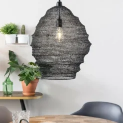 Housecraft Lena Hanglamp L Zwart