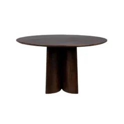 Housecraft Living Balder Eettafel Rond 130 cm Mangohout - Bruin