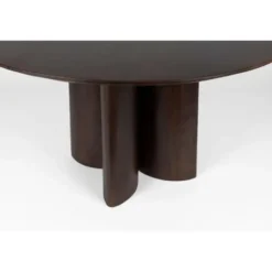 Housecraft Living Balder Eettafel Rond 130 cm Mangohout - Bruin