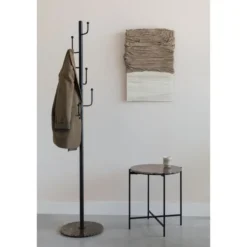 Housecraft Living Baz Kapstok Staand met Voet Marmer Beige