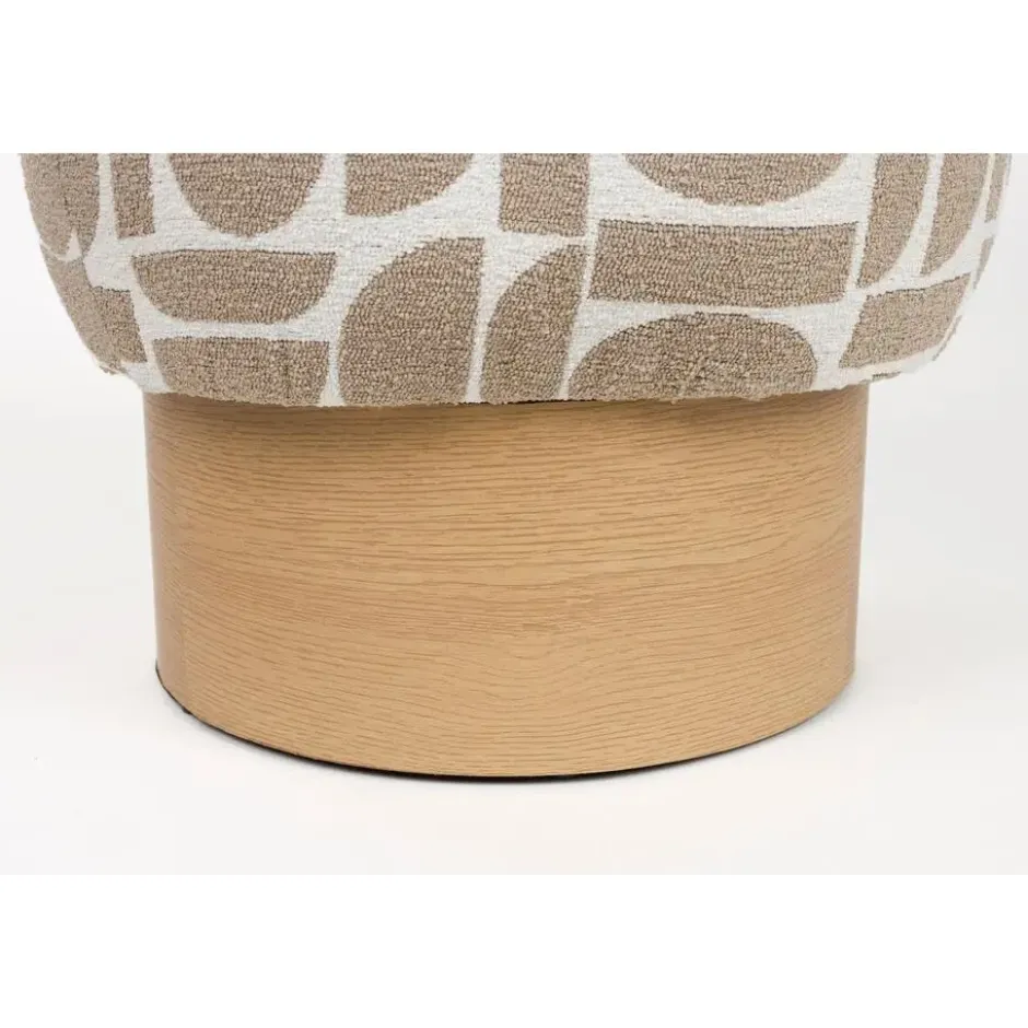 Housecraft Living Cyril Poef/ Krukje Vierkant Beige
