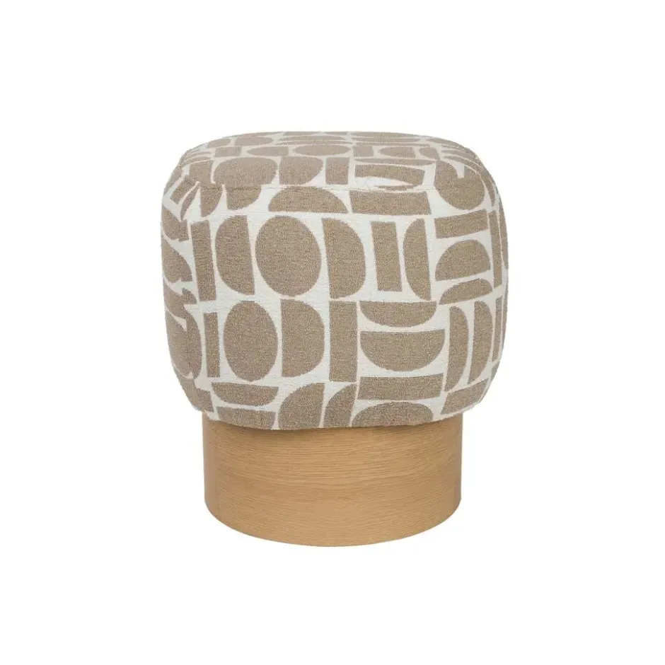 Housecraft Living Cyril Poef/ Krukje Vierkant Beige