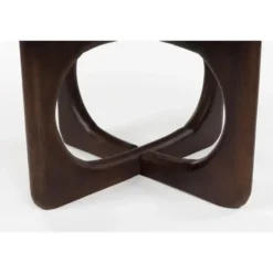 Housecraft Living Jani Salontafel Rond 60 cm Mangohout Donkerbruin
