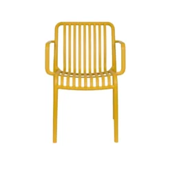 Housecraft Living Mante Tuinstoelen Geel - Set van 4