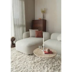 Housecraft Living Perry 3-Zitsbank Chaise Longue Links Beige