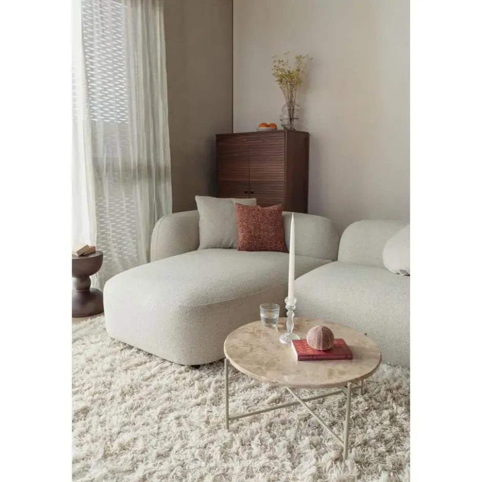 Housecraft Living Perry 3-Zitsbank Chaise Longue Links Beige