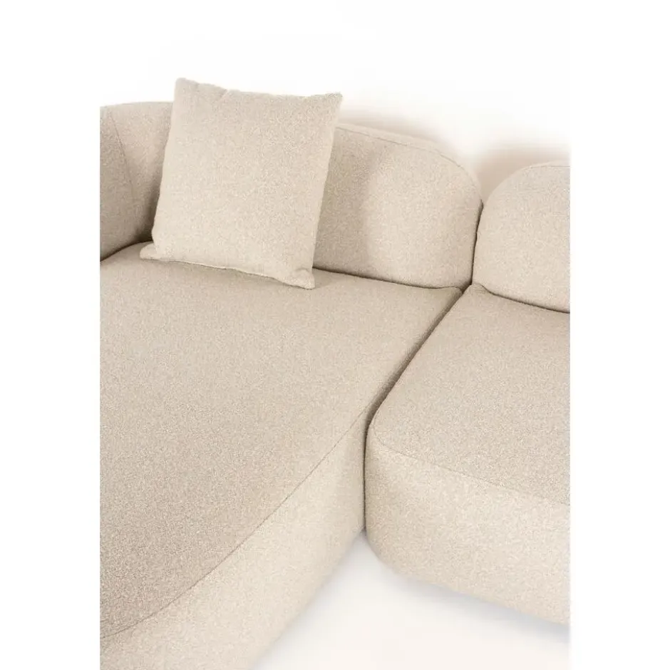 Housecraft Living Perry 3-Zitsbank Chaise Longue Links Beige