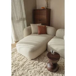 Housecraft Living Perry 3-Zitsbank Chaise Longue Links Beige