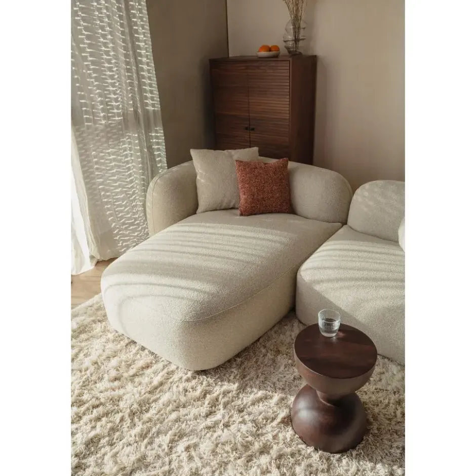 Housecraft Living Perry 3-Zitsbank Chaise Longue Links Beige