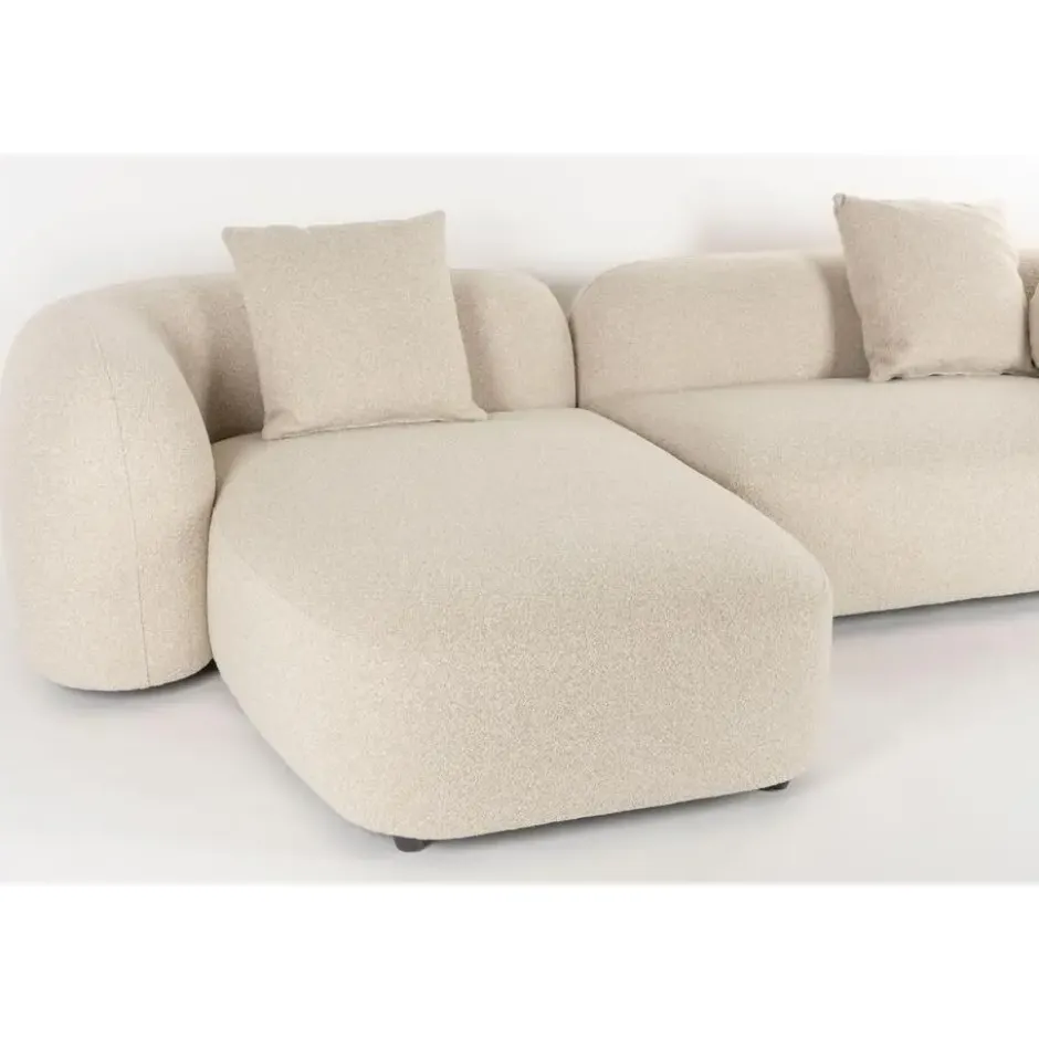 Housecraft Living Perry 3-Zitsbank Chaise Longue Links Beige