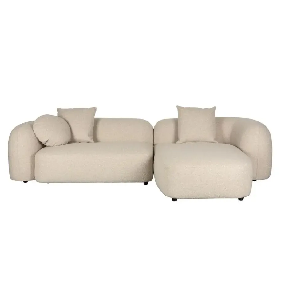 Housecraft Living Perry 3-Zitsbank Chaise Longue Rechts Beige