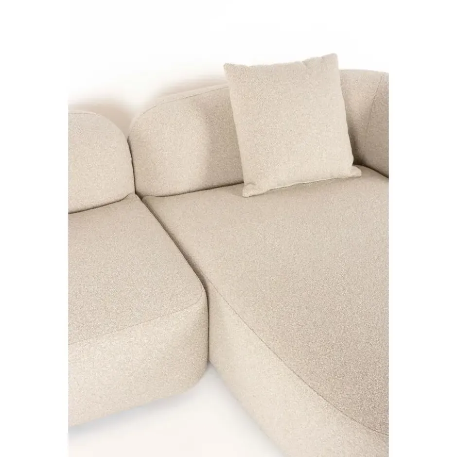 Housecraft Living Perry 3-Zitsbank Chaise Longue Rechts Beige