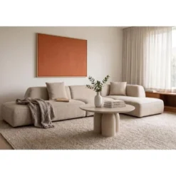 Housecraft Living Tanja 4,5-Zitsbank/ Hoekbank Rechts Beige
