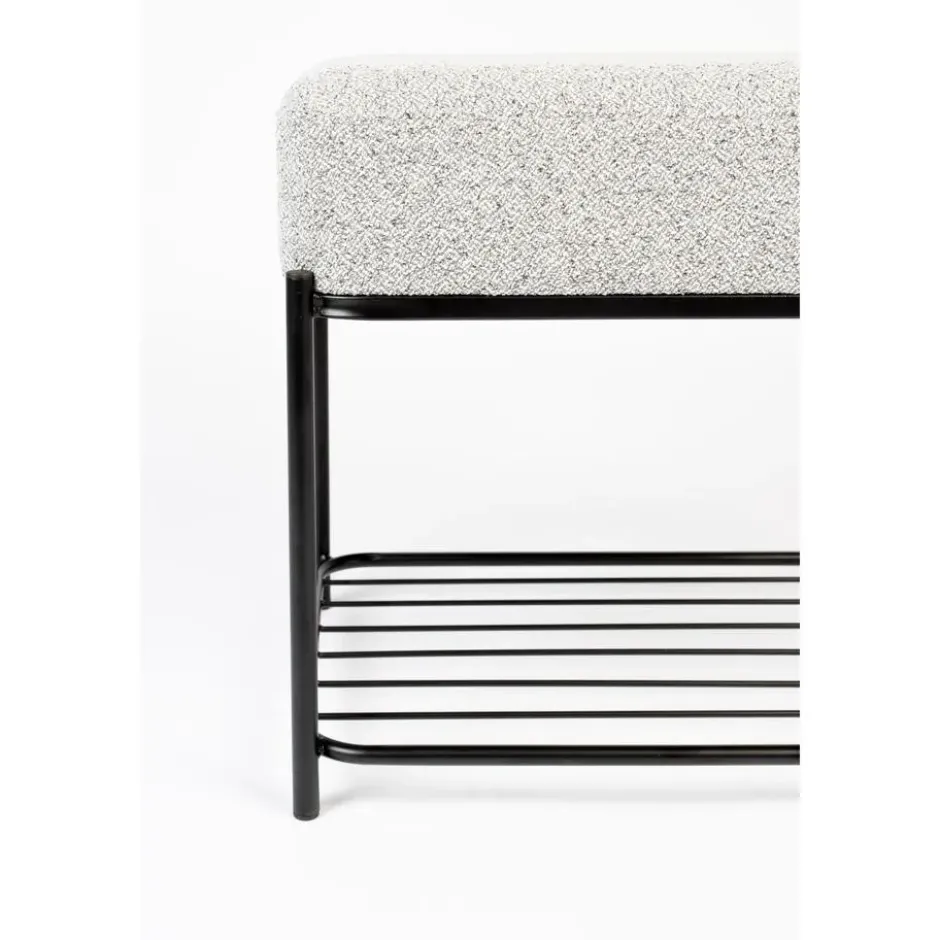 Housecraft Milou Kruk/ Poef Rechthoekig - Grijs