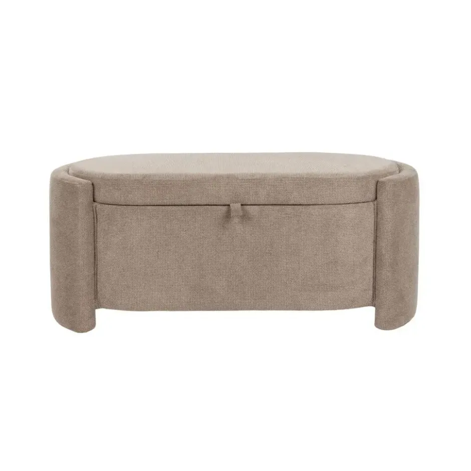 Housecraft Miro Bankje met Opbergruimte 108 cm - Grijs