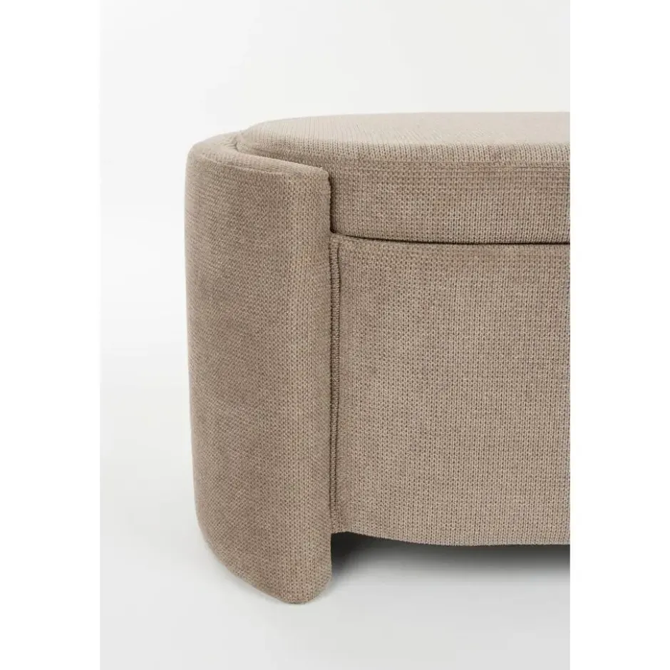 Housecraft Miro Bankje met Opbergruimte 108 cm - Grijs