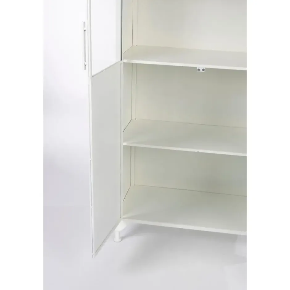 Housecraft Miya Kast/ Opbergkast Hoog Metaal Wit