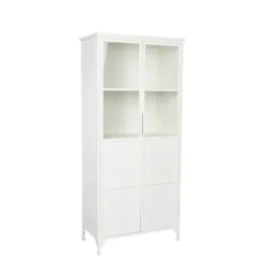 Housecraft Miya Kast/ Opbergkast Hoog Metaal Wit