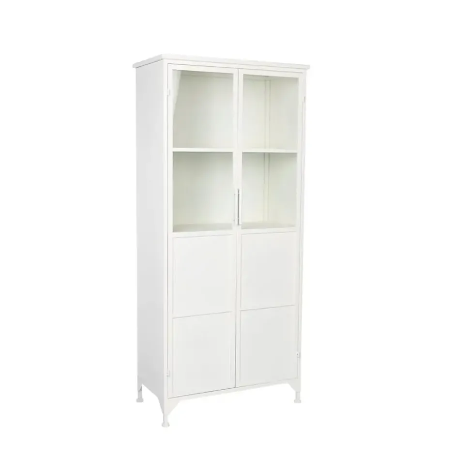 Housecraft Miya Kast/ Opbergkast Hoog Metaal Wit