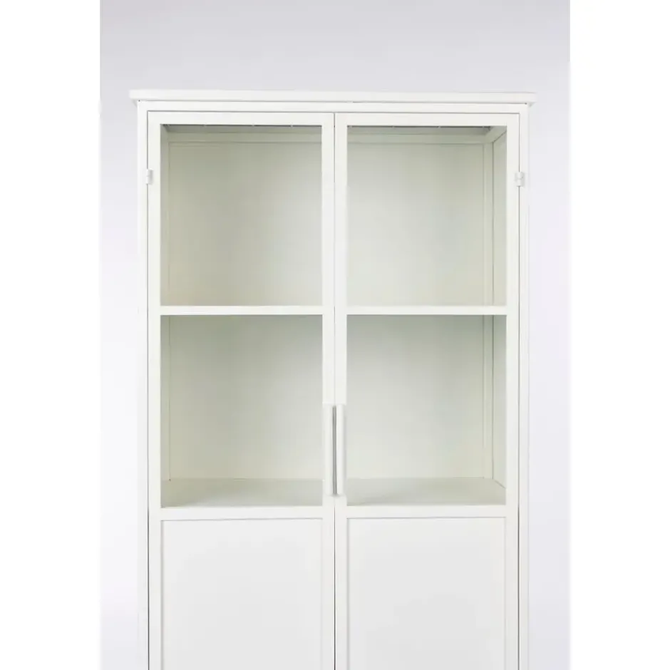 Housecraft Miya Kast/ Opbergkast Hoog Metaal Wit