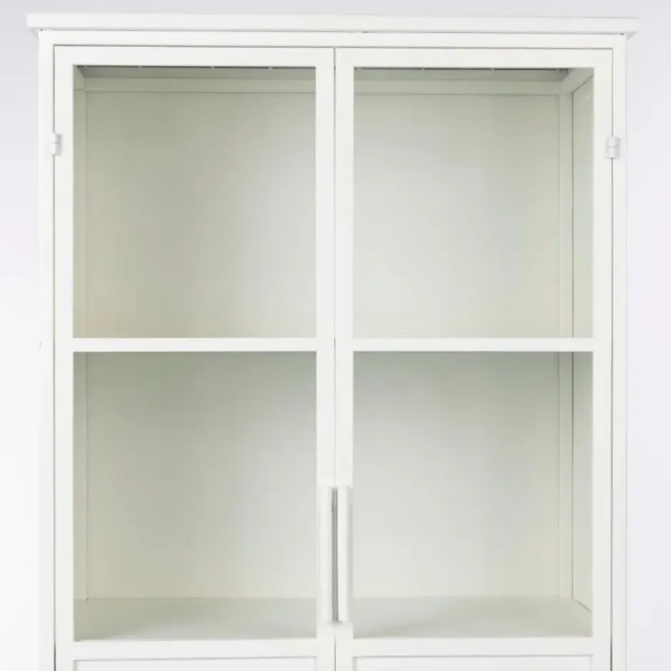 Housecraft Miya Kast/ Opbergkast Hoog Metaal Wit