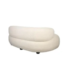 Housecraft Noxx Bank 2,5 zits Teddy stof Wit