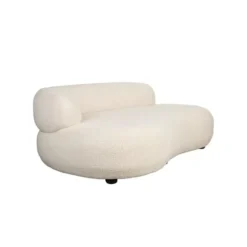 Housecraft Noxx Bank 2,5 zits Teddy stof Wit