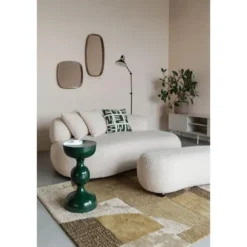 Housecraft Noxx Hocker Teddy stof Wit