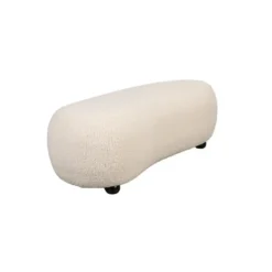 Housecraft Noxx Hocker Teddy stof Wit