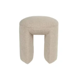 Housecraft Noxx Kruk/ Poef Teddy stof Beige