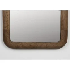 Housecraft Nyko Spiegel/ Wandspiegel Rechthoekig Hout 120x26 cm (M) Bruin