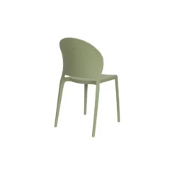Housecraft Sjoerd Tuinstoelen Kunststof Groen - Set van 4