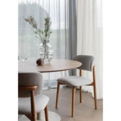 Housecraft Steven Eettafel Rond Beige