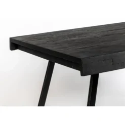 Housecraft Suri Eettafel 180x90 cm Hout Zwart