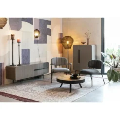 Housecraft Suri Salontafel Rond 70 cm Teakhout Bruin