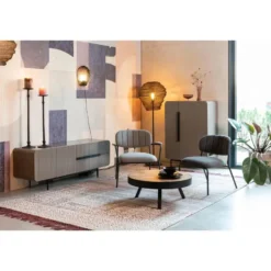 Housecraft Suri Salontafel Rond 70 cm Teakhout Bruin