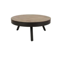 Housecraft Suri Salontafel Rond 70 cm Teakhout Bruin