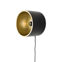 Housecraft Wandlamp Sunny Rond M - Zwart
