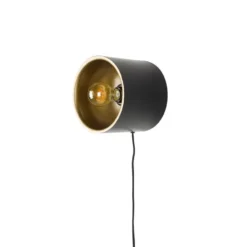 Housecraft Wandlamp Sunny Rond S - Zwart
