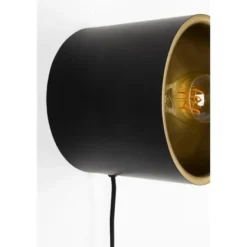 Housecraft Wandlamp Sunny Rond S - Zwart