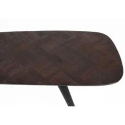 Housecraft Webster Bankje/ Eettafelbankje Hout Zwart