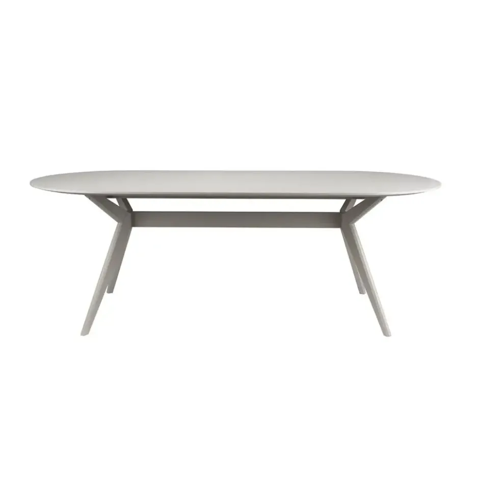 Housecraft Zeme Eettafel Ovaal 220x95 cm Hout Beige