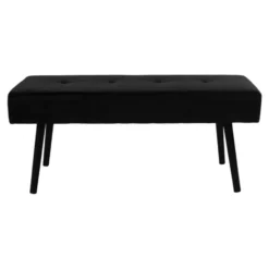 House Nordic Bankje Skiby Velvet Zwart