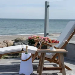 House Nordic Ligstoel Arrecife Teakhout Verstelbaar